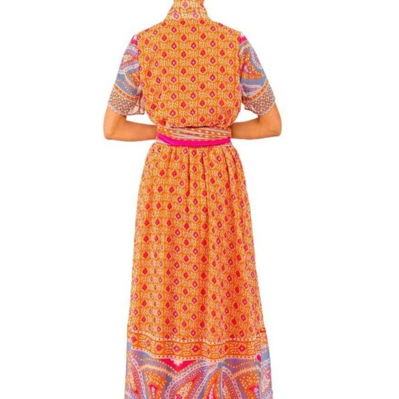 Gretchen Scott Womens Panache Maxi Dress Paisley Park Size XS - Picture 3 of 16